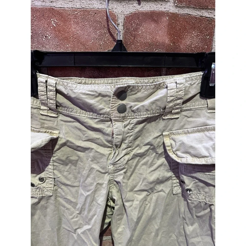Old Navy‎ Boys Lightweight Cargo Shorts Casual Solid Khaki Outdoor Size 1 /Small